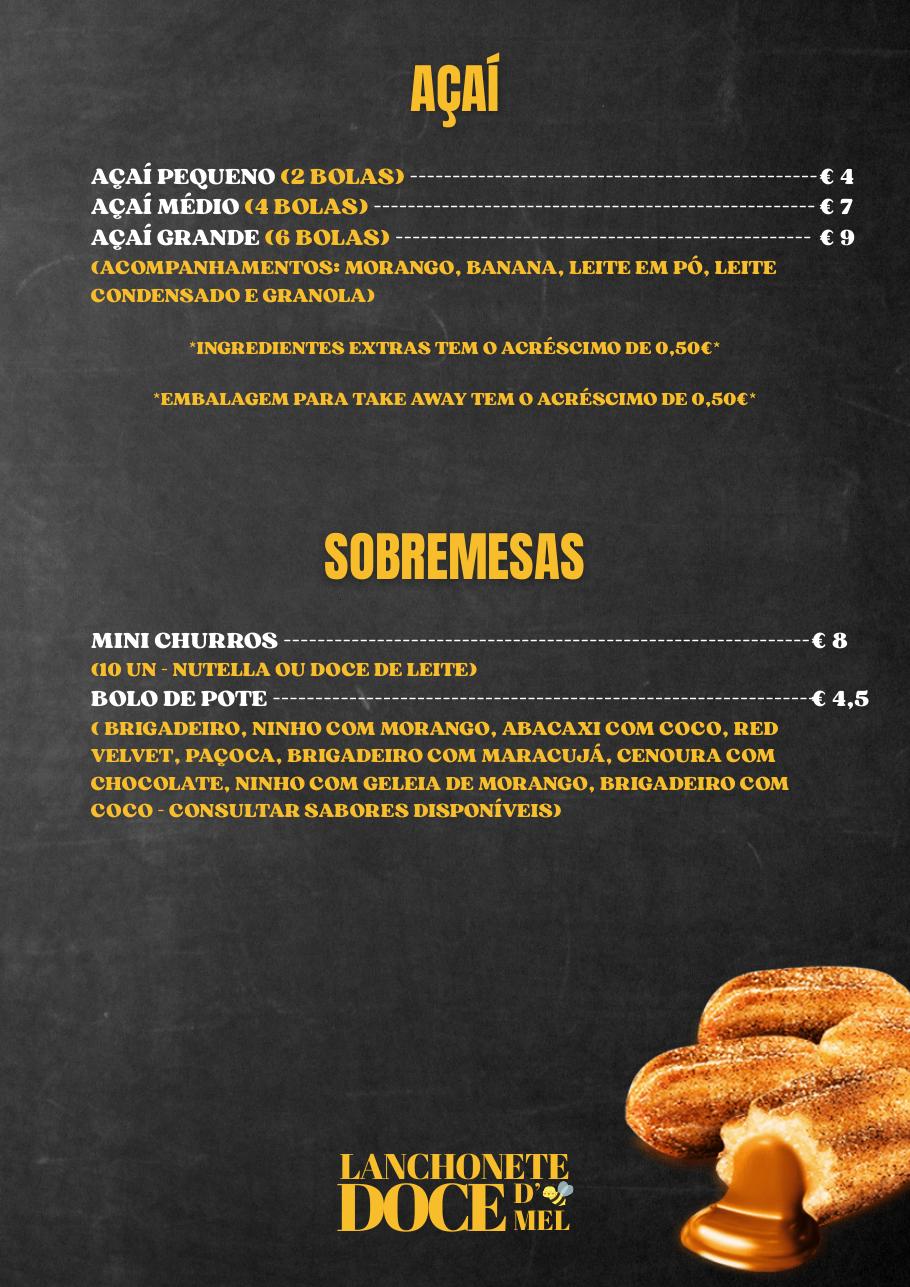 Carta da Doce D’ Mel — página 13 de 14