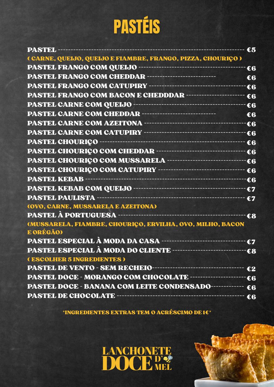 Carta da Doce D’ Mel — página 7 de 14